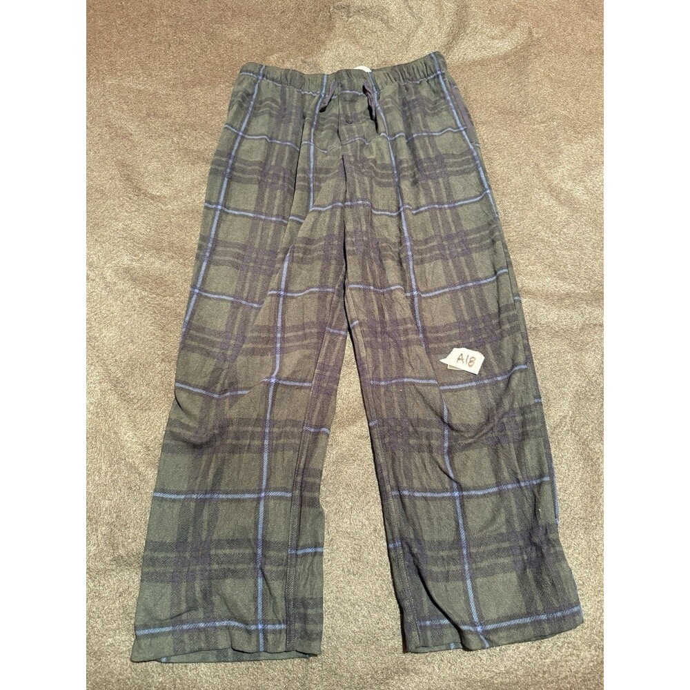 Goodfellow Mens Pajama Pants M Medium Green Plaid PJ Bottoms Sleepwear